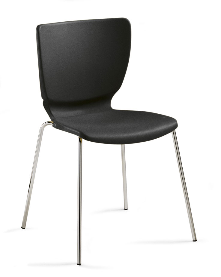 mono stacking plastic cafe chair